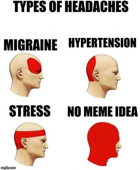 Types Of Headache Meme Template