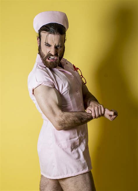Cross Dressing Bearded Man With Pigtails Become An Internet Sensation