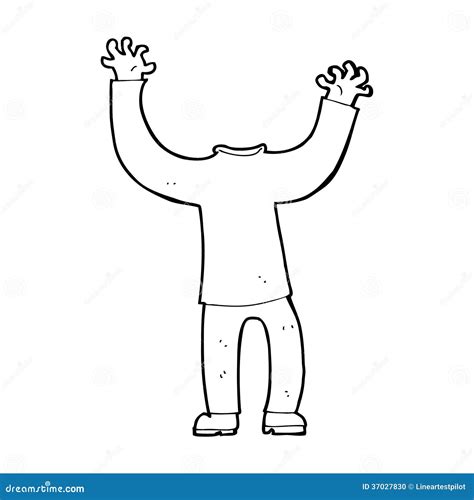 Cartoon Headless Body Stock Photo Image 37027830