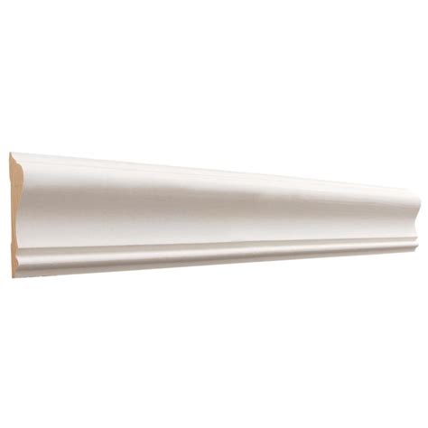 2625 In X 12 Ft Primed Mdf Chair Rail Moulding At