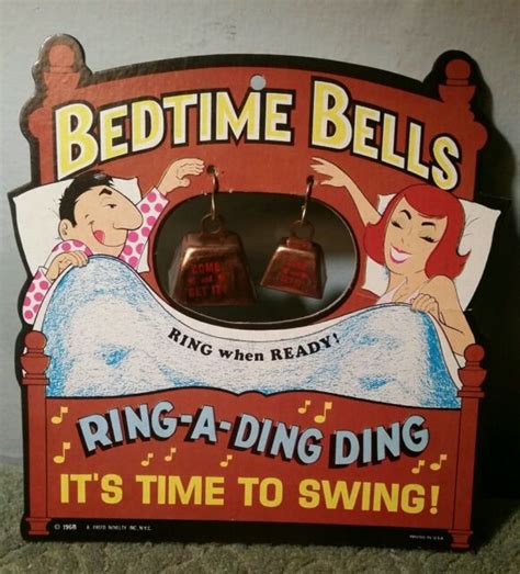 Vintage Gag T Original 1968 Nos Bedtime Sex Bells Nice Ebay