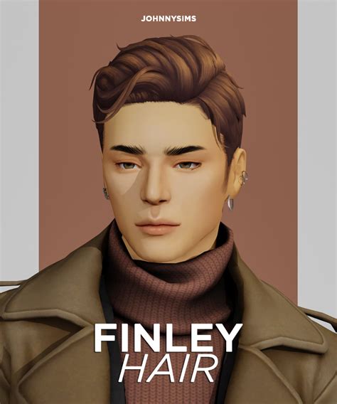 Johnnysims Finley Hair Info Base Game Compatible 2 Versions Sims