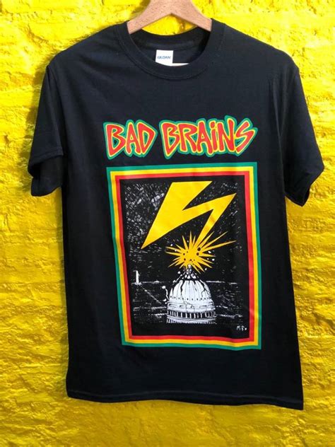 Bad Brains Capitol Logo T Shirt Black All Sizes Available