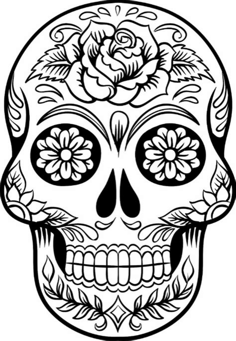 On this day, we pray for our loved ones who have died, to help them along their spiritual journey. Free Printable Skull Coloring Pages For Kids