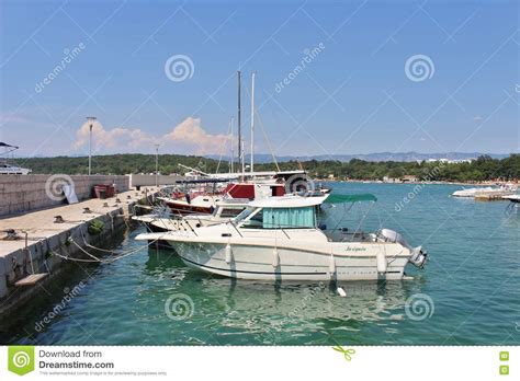 The Marina In Njivice Croatia Editorial Photo Image Of Boat Island