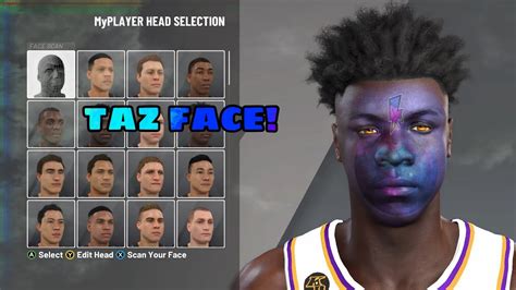 Newnba 2k20 Best Purple Cheese Face Scan Ever