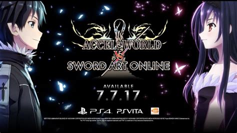 Accel World Vs Sword Art Online Available For Playstation 4 And
