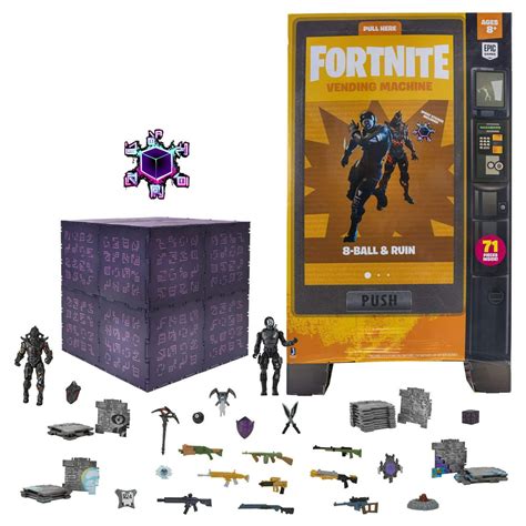 Fortnite Large Vending Machine 2 Figure Pack Featuring Ruin And 8