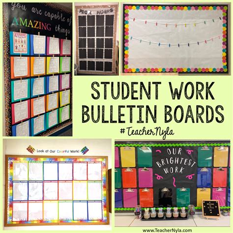 How To Make Student Work Display Bulletin Boards Nylas Crafty Teaching