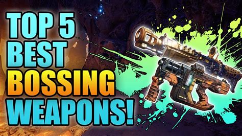 Top 5 Weapons That Drop Bosses Fast Best Guns For Bossing Tiny
