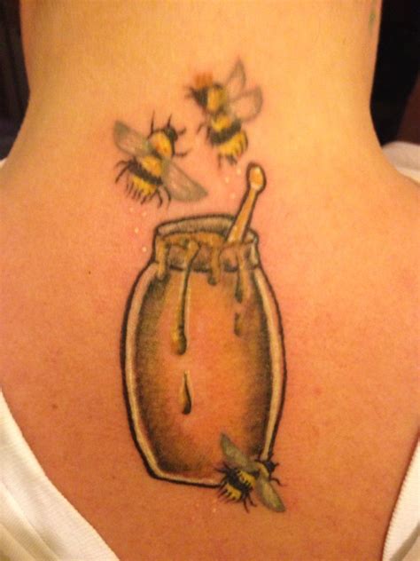 Sweet As A Honey Bee Tattoo Can Get With Queen Bee 🐝🐝🐝🐝🐝🐝🐝🐝🐝🐝 Honey