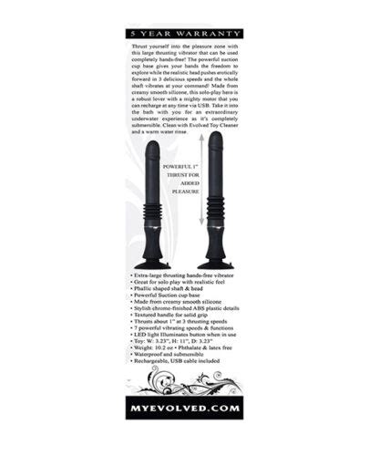 Love Thrust Vibrator From Evolved Novelties 844477015606 Ebay