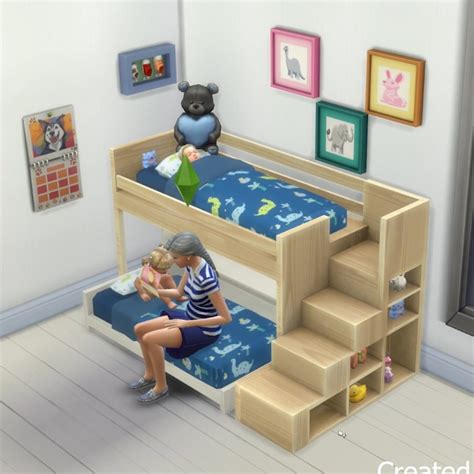 Toddler Bunk Bed Screenshots The Sims 4 Mods Curseforge