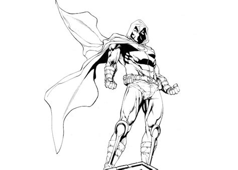 Moon Knight Coloring Pages Coloring Pages 🎨