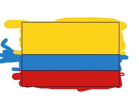 Dibujo De Colombia Pintado Por En Dibujos Net El D A A Las