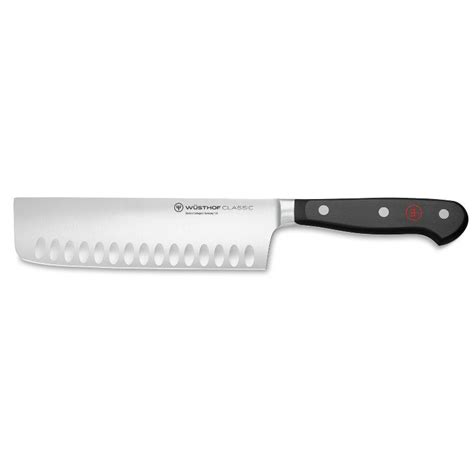 Wusthof Classic Nakiri Knife Hollow Edge 7 In Northwestern Cutlery