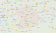 Mapa de Essen Alemania - Alemania Destinos