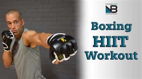 30 Minute Boxing Heavy Bag Hiit Workout Natebowerfitness