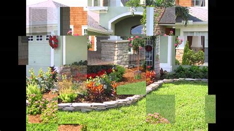 Landscaping ideas around the house. Home Landscape ideas for small front yard - YouTube
