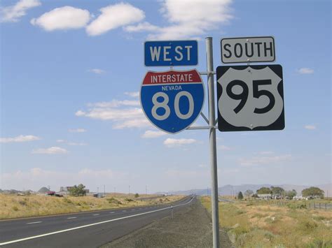 Nevada Interstate 80 And U S Highway 95 Aaroads Shield Gallery