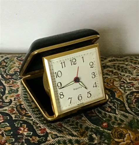 Did you scroll all this way to get facts about art deco clocks? Vintage Travel Alarm Clock. Black Case. 1960's. | Travel ...