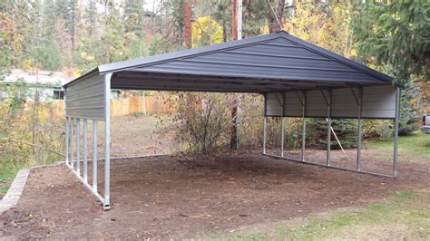 Buy products such as arrow 10' wide galvanized steel metal carport, multiple sizes and colors at walmart and save. 10+ Nice Metal Carport Kits Lowes — caroylina.com