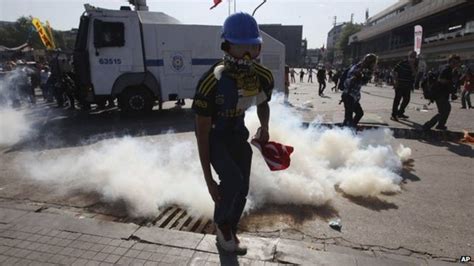 Turkey Protests Police Clear Istanbul S Taksim Square Bbc News