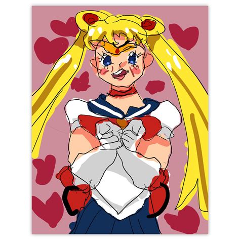 Best Sailor Moon Art Print — Sleepy Mia