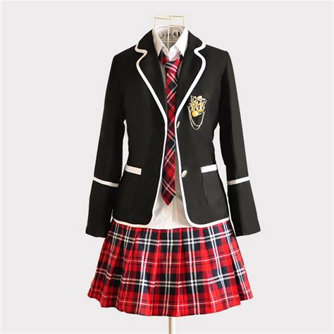New Japanese Korean Girls School Uniforms College Suit Blazer Jacket