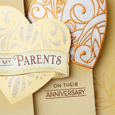 Your Example Of Love Anniversary Card For Parents Greeting Cards