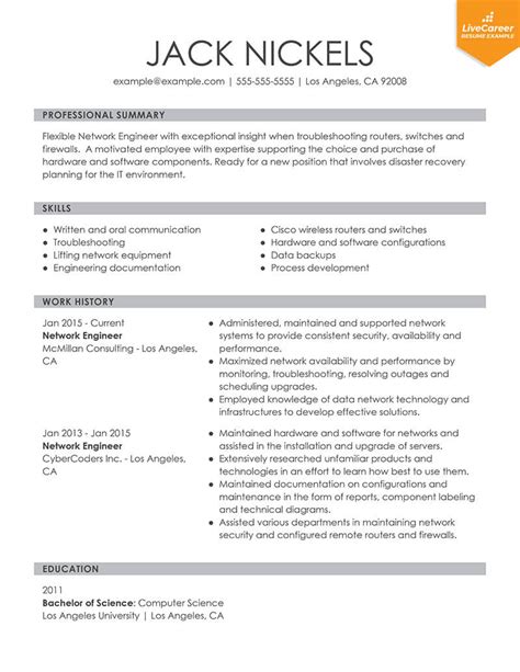Best Resume Format Best Resume Formats With Examples