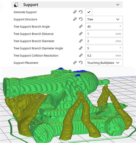 Support Settings In 3d Printing Custom Or Tree Blocker Or Enforcer