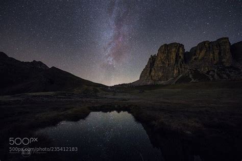 Dark Night In The Dolomites Wonderful Dark Night In The Dolomites No