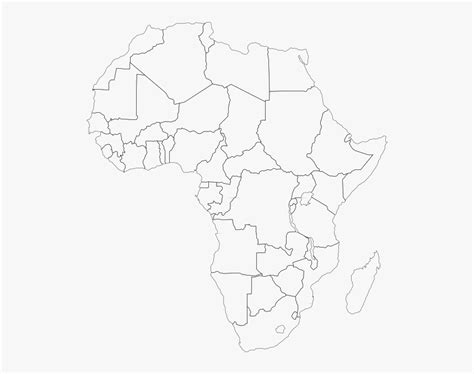 Blank Political Map Of Africa 2022