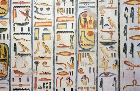 Egyptian Hieroglyphs Photograph By George Holton
