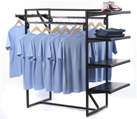 Black Boutique Store Clothing Rack 56x65x25 Designer Boutique