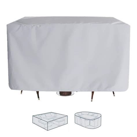 Garden Furniture Covers Waterproof Square Cover For Rattan Cube
