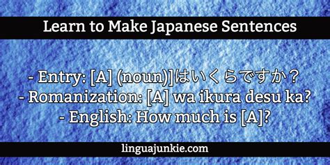 learn the 22 easy japanese sentence structures japanese sentences japanese phrases japanese