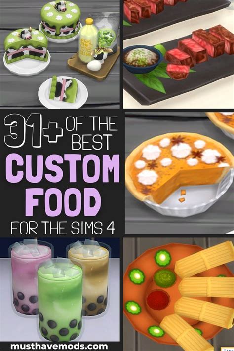 31 Delicious Sims 4 Custom Food Recipes To Add To Your Game Sims 4 Food