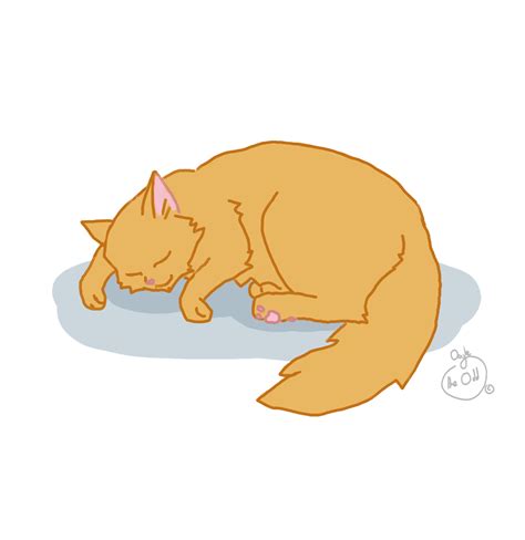 Sleeping Cat  By Oogle The Odd On Deviantart