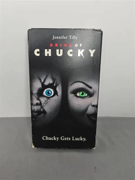 Jennifer Tilly Bride Of Chucky Vhs Tape 1999 Horror Childs Play