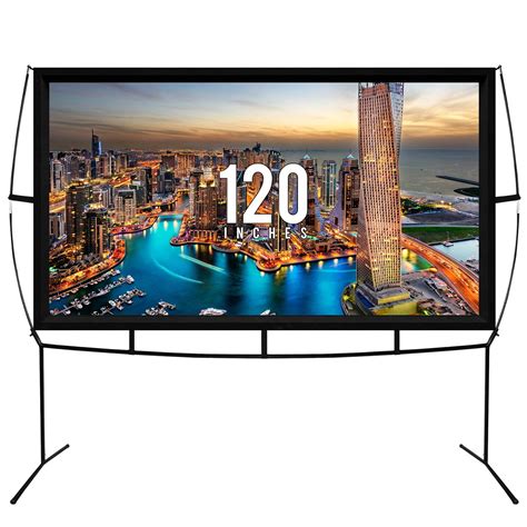 Khomo Gear Jumbo 120 Inch 169 Portable Outdoor And Indoor Theater