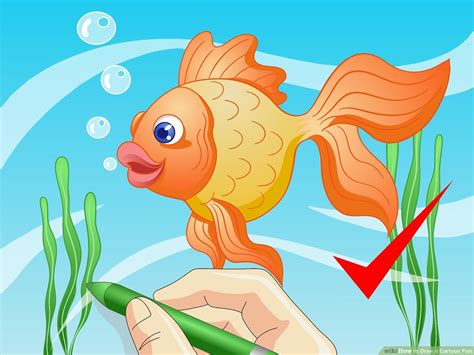 How To Draw A Simple Cartoon Fish