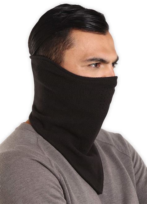 Neoprene Half Face Mask For Cold Weather Half Ski Mask With Velcro Strap Half Winter Face