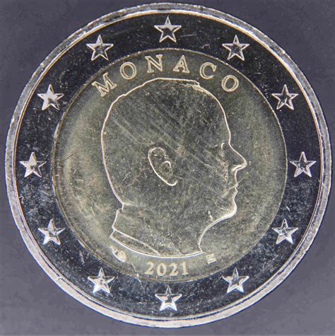 Monaco Euro Coins Unc 2021 Value Mintage And Images At Euro Coinstv