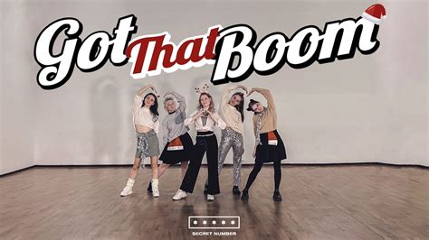 secret number 시크릿넘버 — got that boom 커버댄스 dance practice holiday ver youtube
