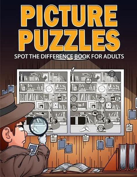 Picture Puzzles Spot The Difference Book For Adults By Game Nest