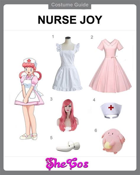 How To DIY A Pokemon Nurse Joy Cosplay SheCos Blog Joy Costume Joy Dress Cosplay Outfits