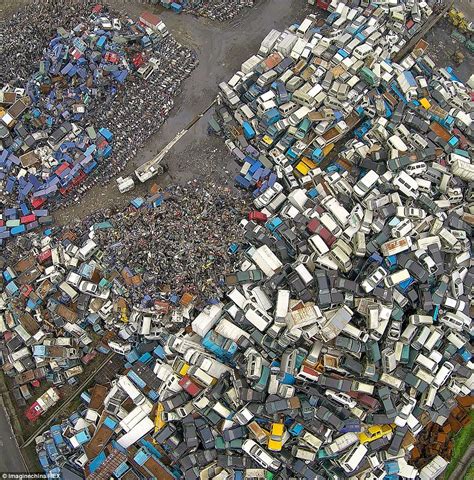 Chinas Car Graveyard Where Hundreds Of Thousands Of Vehicles End Up On