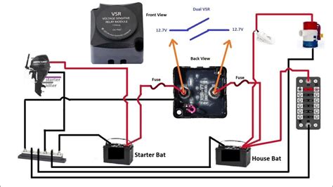 How To Install Voltage Sensitive Relay Vsr On A Boat Including Wiring